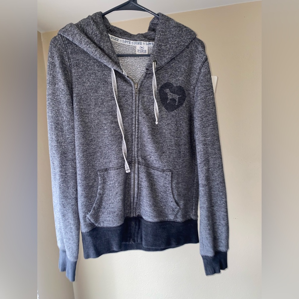 Victoria's Secret Pink Gray Knit Fabric